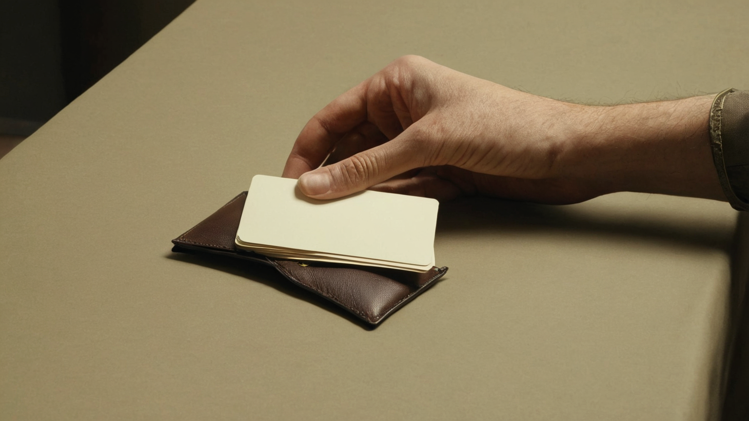 Guest access handoff with blank cards