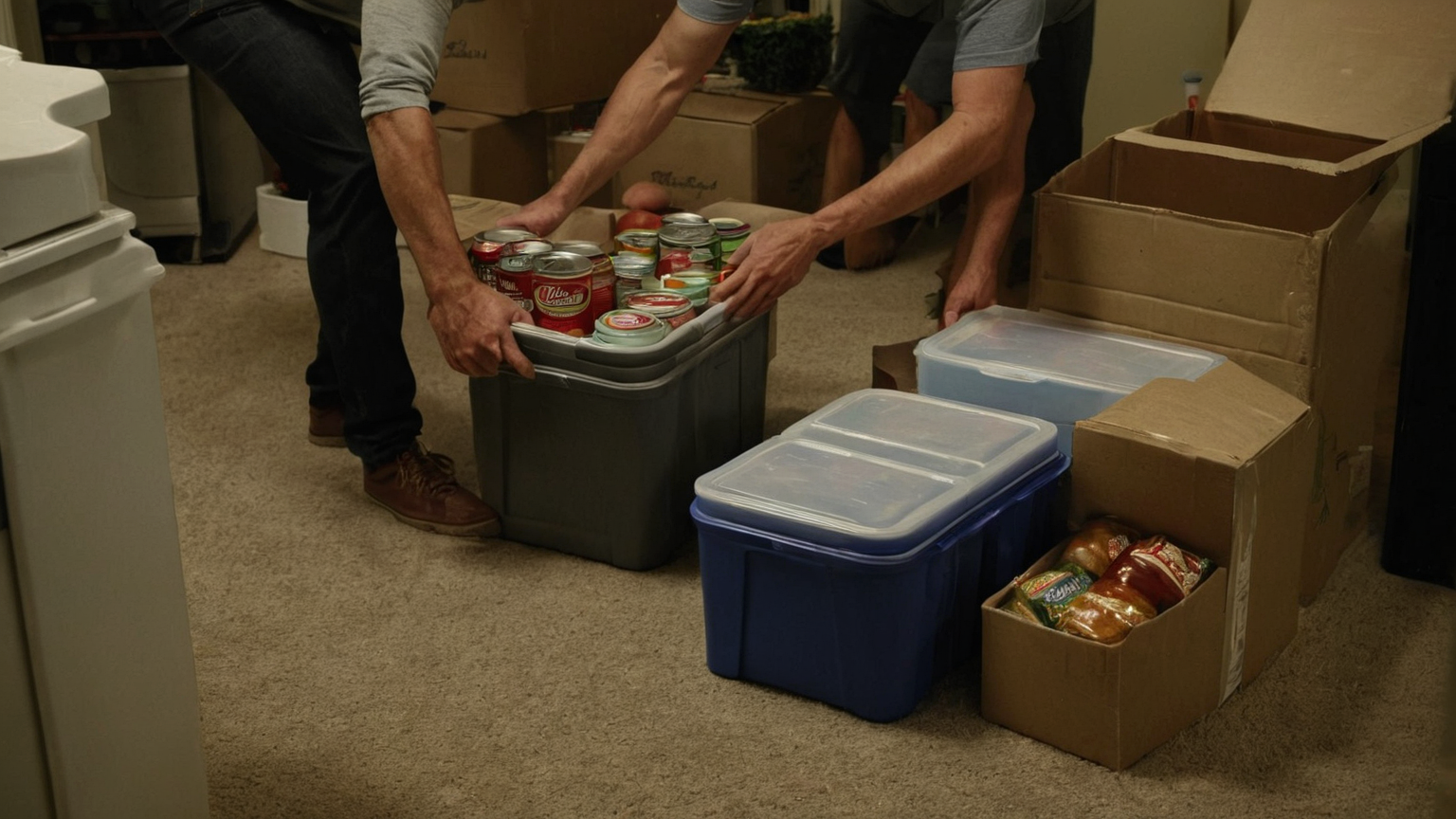Outage preparation with cooler packs
