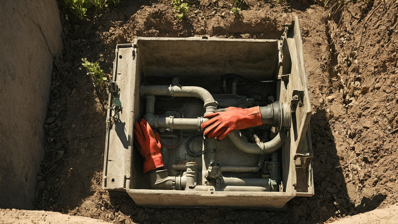 Inspect valves and drip lines safely
