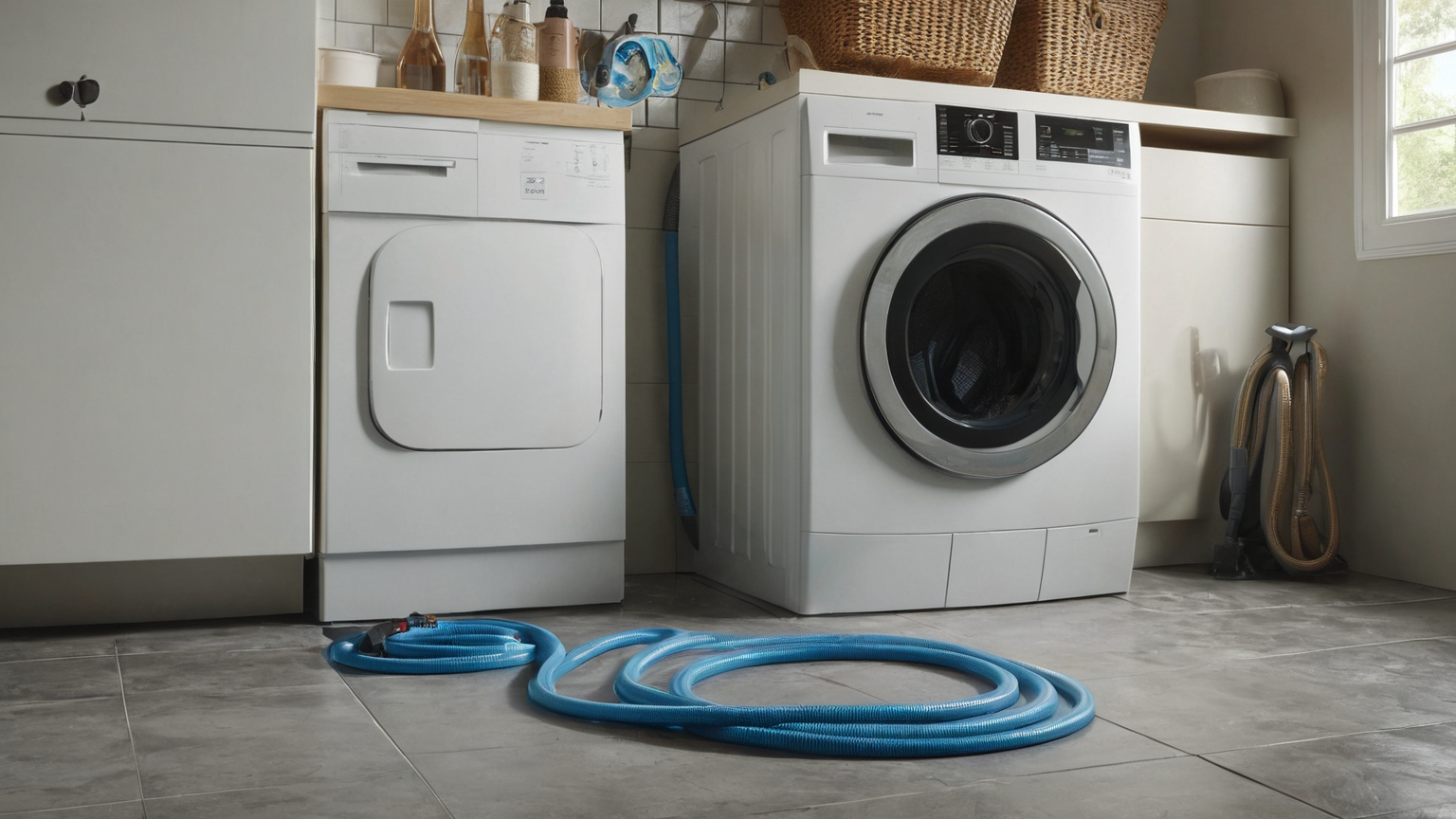 Laundry leak sensor placement