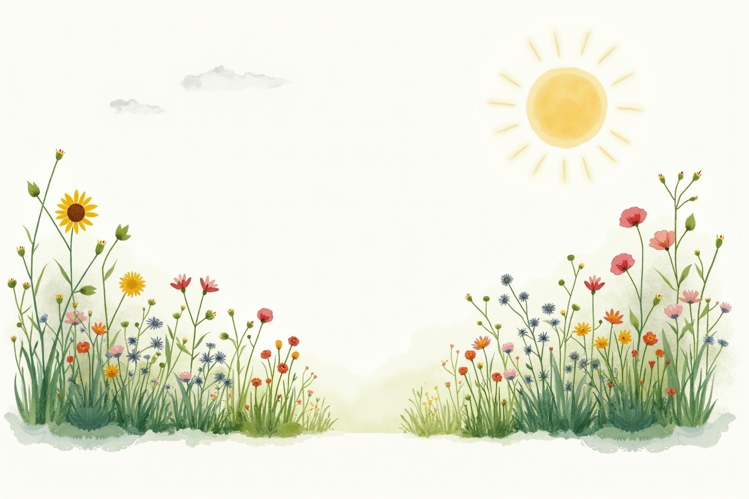 Peaceful garden with mixed sun and shade zones